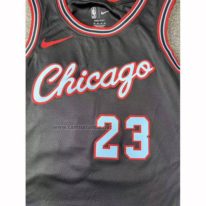 Camiseta Chicago Bulls Michael Jordan NO 23 Ciudad 2025-26 Negro